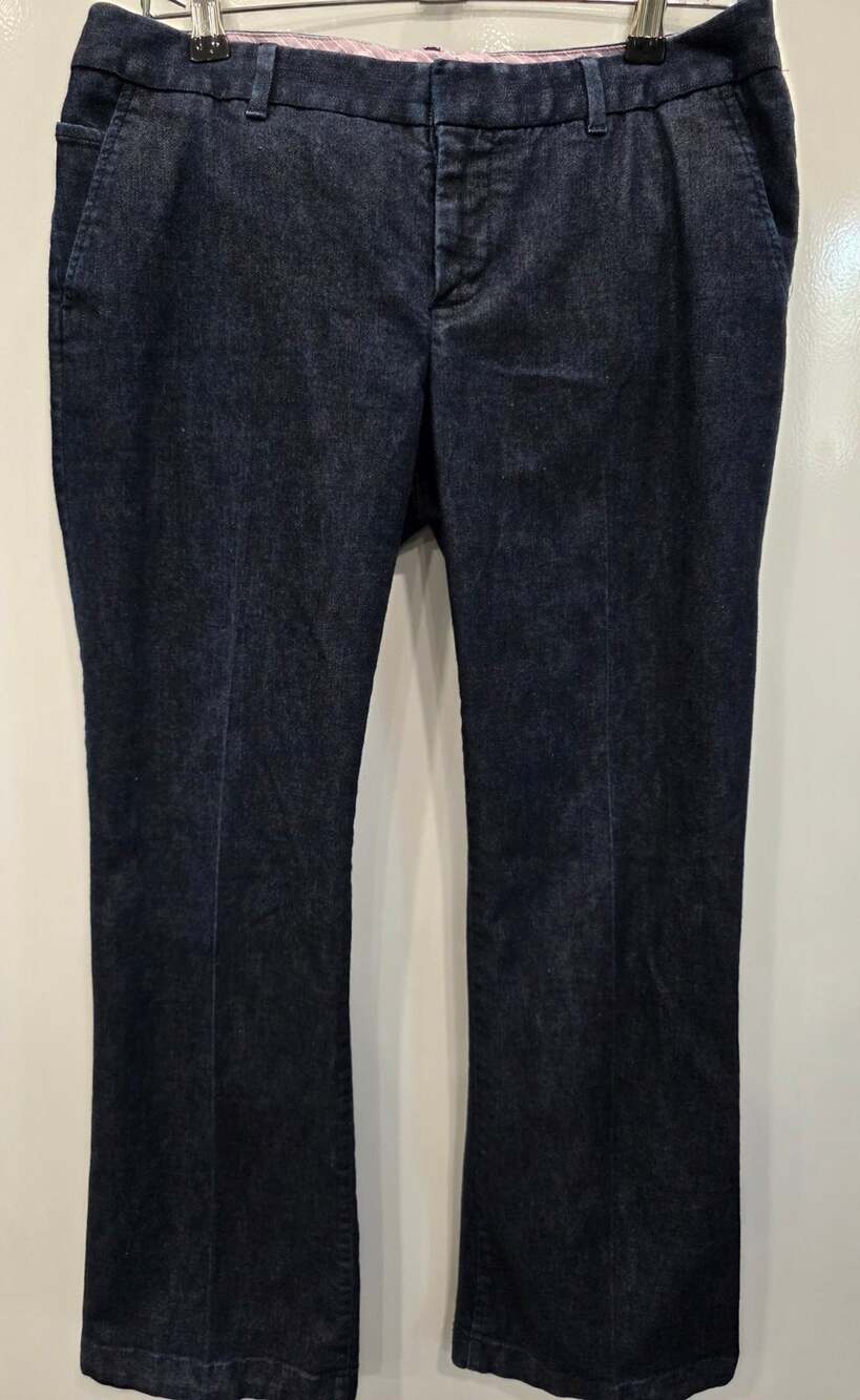 Gap hip slung fit women's jeans size 6 dark wash denim bootcut pants 32x30